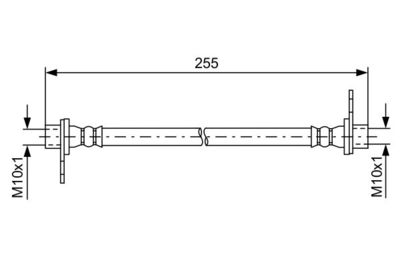 1987481586 BOSCH Тормозной шланг