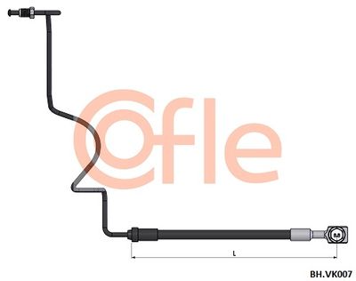 92BHVK007 COFLE Тормозной шланг