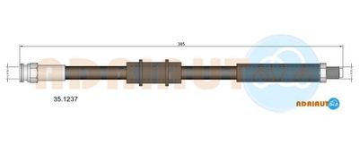 351237 ADRIAUTO Тормозной шланг