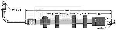 BBH6833 BORG & BECK Тормозной шланг