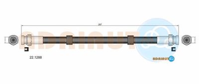 221288 ADRIAUTO Тормозной шланг