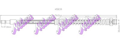 H5839 KAWE Тормозной шланг