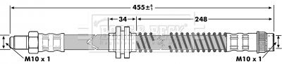 BBH7175 BORG & BECK Тормозной шланг