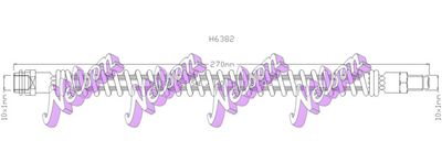 H6382 KAWE Тормозной шланг