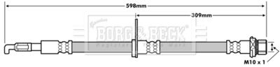 BBH7247 BORG & BECK Тормозной шланг