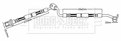 BBH7484 BORG & BECK Тормозной шланг