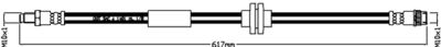 JBH1421 JURATEK Тормозной шланг