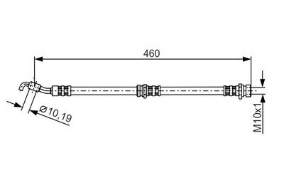 1987481288 BOSCH Тормозной шланг