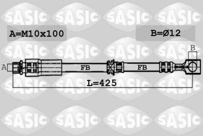 6606215 SASIC Тормозной шланг