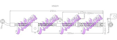 H5829 KAWE Тормозной шланг