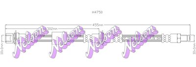 H4750 KAWE Тормозной шланг