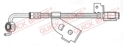 58916 QUICK BRAKE Тормозной шланг