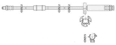 511407 CEF Тормозной шланг