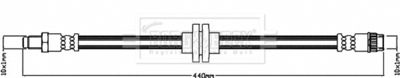 BBH8571 BORG & BECK Тормозной шланг