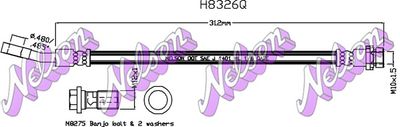 H8326Q KAWE Тормозной шланг