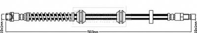 BBH8653 BORG & BECK Тормозной шланг
