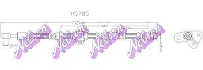 H5785 KAWE Тормозной шланг