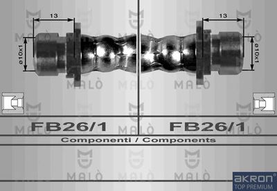 8078 AKRON-MALÒ Тормозной шланг