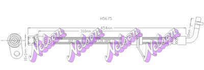 H5675 KAWE Тормозной шланг