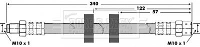 BBH6023 BORG & BECK Тормозной шланг