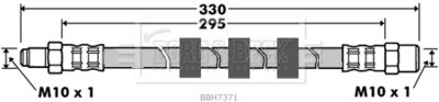 BBH7371 BORG & BECK Тормозной шланг