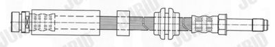 172048J JURID Тормозной шланг