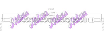 H1008 KAWE Тормозной шланг