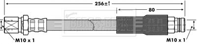 BBH6914 BORG & BECK Тормозной шланг
