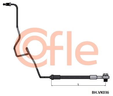 92BHVK036 COFLE Тормозной шланг