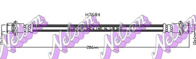 H7684 KAWE Тормозной шланг