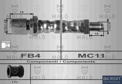 8361 AKRON-MALÒ Тормозной шланг