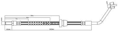 VBH739 MOTAQUIP Тормозной шланг