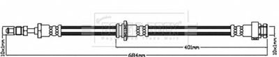 BBH8531 BORG & BECK Тормозной шланг