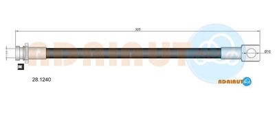 281240 ADRIAUTO Тормозной шланг