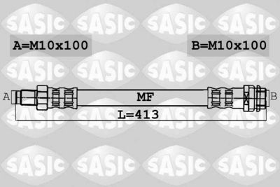 6606007 SASIC Тормозной шланг