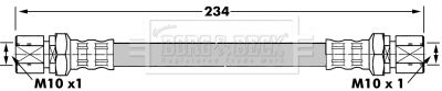 BBH7290 BORG & BECK Тормозной шланг