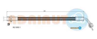 5212021 ADRIAUTO Тормозной шланг