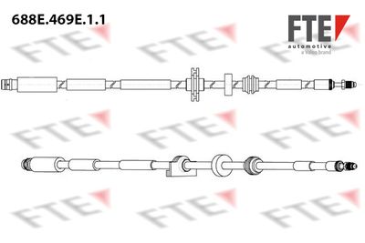 688E469E11 FTE Тормозной шланг