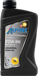 Трансмиссионное масло Alpine Gear Oil 80W-90 GL-4 1л