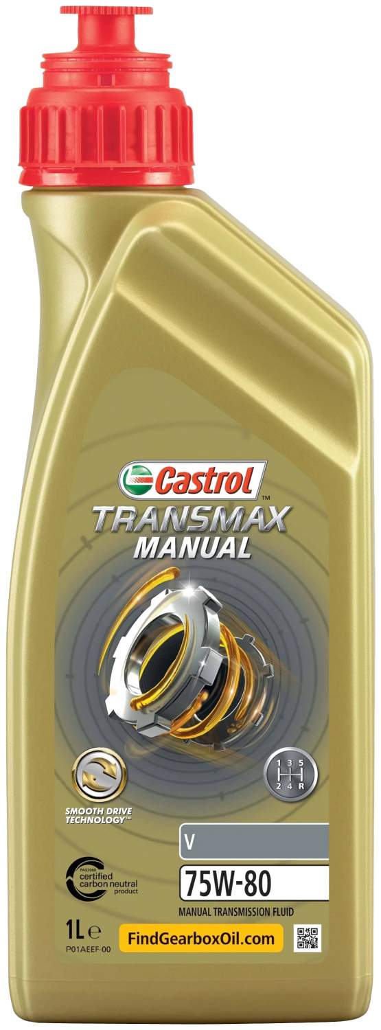 Трансмиссионные масла CASTROL CASTROL 75W80 TRANSMAX MANUAL V1