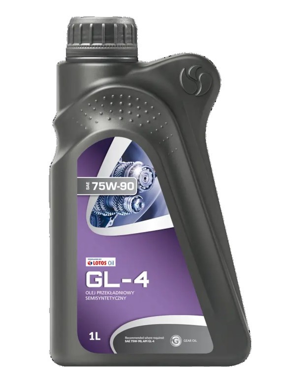 Трансмиссионные масла LOTOS SEMISYNTETIC GEAR OIL GL-4 75W-90 1L