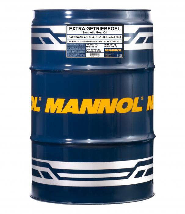 Трансмиссионные масла MANNOL MN8103-60