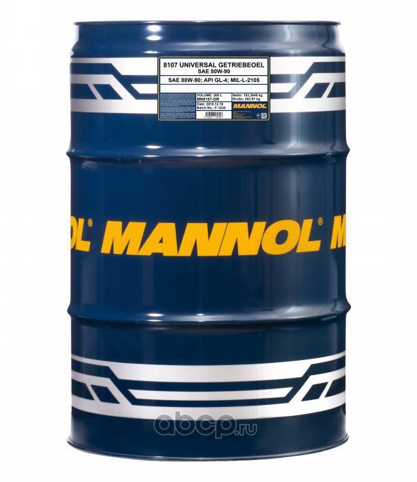 Трансмиссионные масла MANNOL MN8107-DR