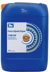 Трансмиссионное масло ТНК Trans Gipoid Super 75W-90 20л