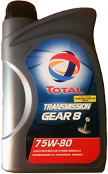 Трансмиссионное масло Total Transmission GEAR 8 75W-80 2л