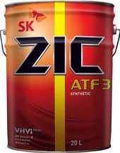Трансмиссионное масло ZIC ATF III 20л