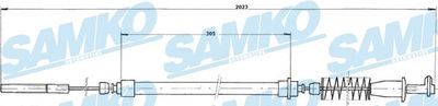 C0216B SAMKO Тросик, cтояночный тормоз