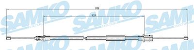C0798B SAMKO Тросик, cтояночный тормоз