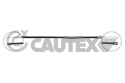 038508 CAUTEX Тросик, cтояночный тормоз