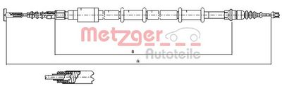 4413 METZGER Тросик, cтояночный тормоз